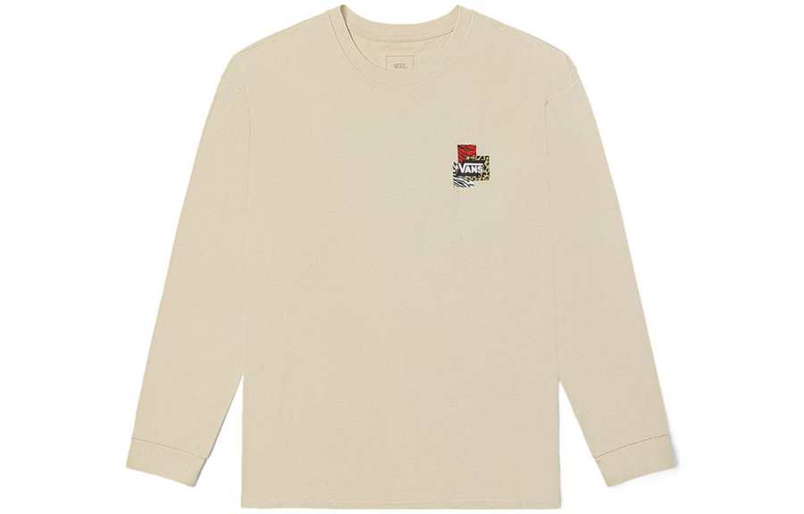 Vans T Shirts Unisex Apricot Crew Neck Moderate