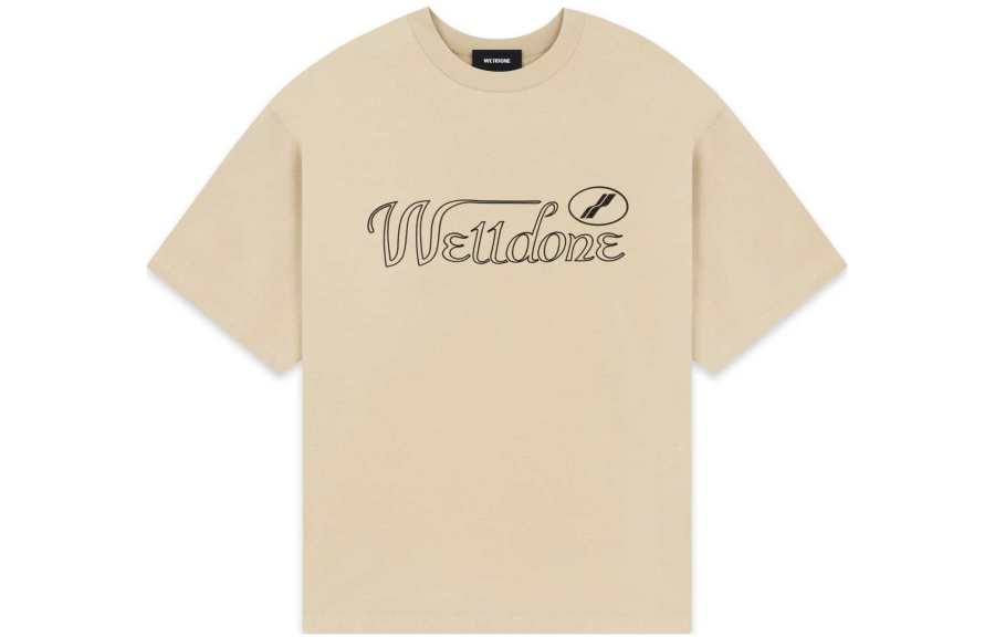 WE11DONE WE11DONE FW22 T Shirt Unisex Khaki