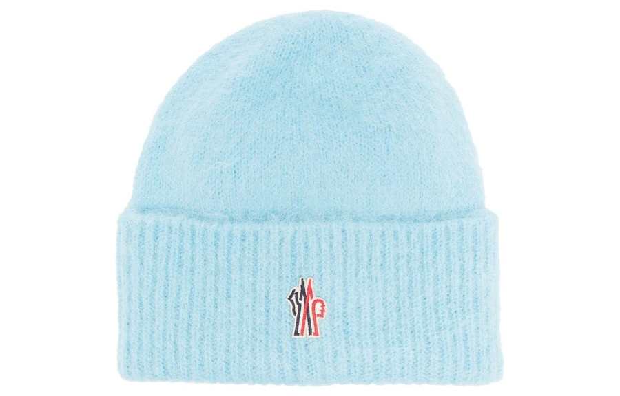 Moncler Moncler Grenoble Logo appliqué Wool blend Beanie