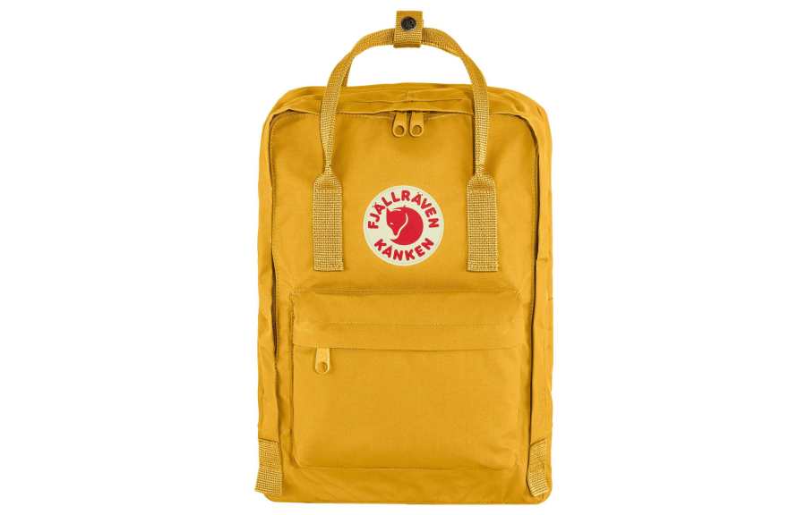 Fjallraven Kanken Outdoor Bags Vinylon F Ochre Unisex