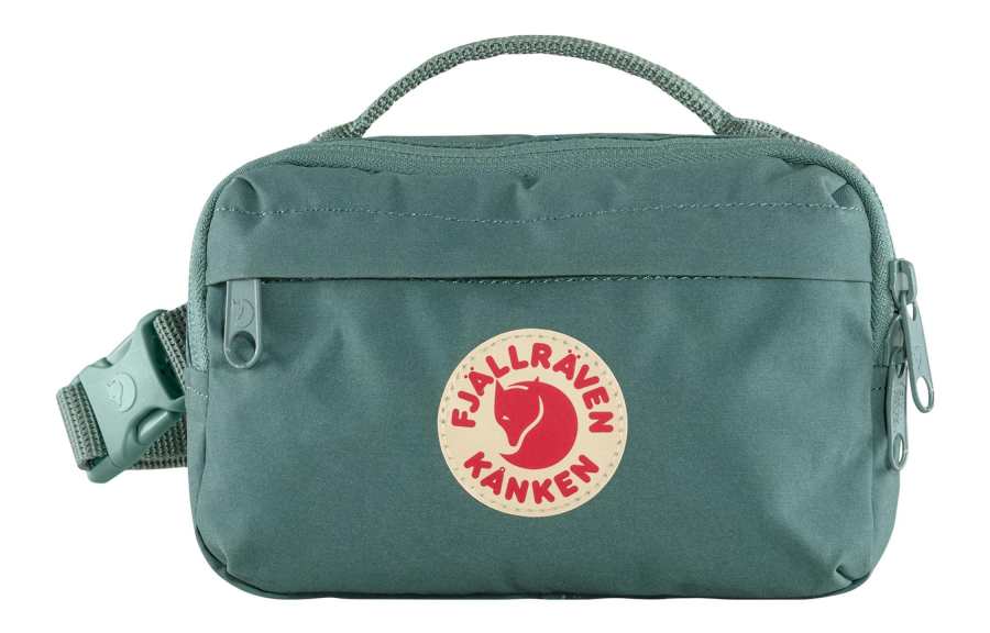 Fjallraven Kanken 2L Shoulder Bag, Crossbody Bag, Sling Bag, Fanny Pack Nylon Frost Green Unisex