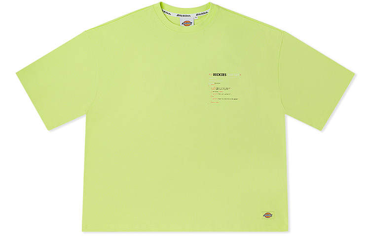 Dickies SS22 T Shirt Unisex Green Yellow