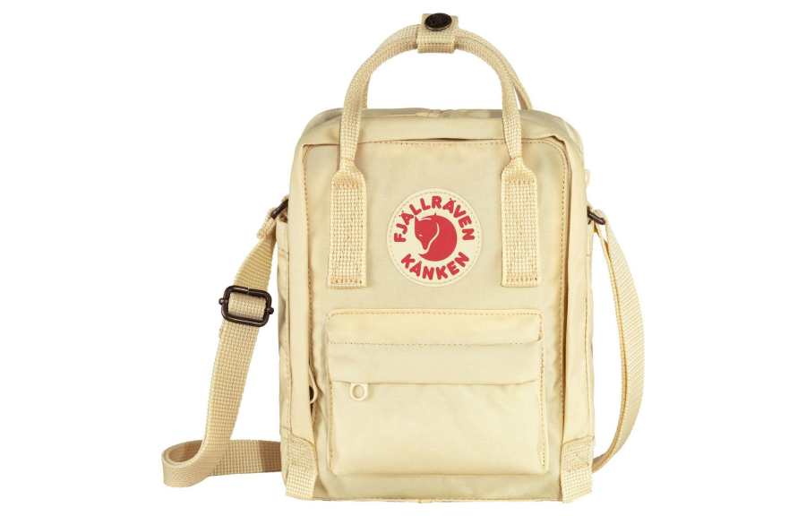 Fjallraven Kanken Vinylon Storage Bag Handbag, Shoulder Bag Outdoor Crossbody Bag Unisex Eggshell White