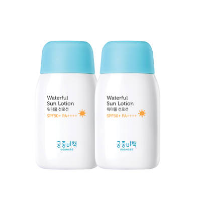 GOONGBE Gentle, Skin Friendly, And Hydrating, Lightweight Sunscreen Lotion Hydrating UV Protection PA++++PA+++ 80g