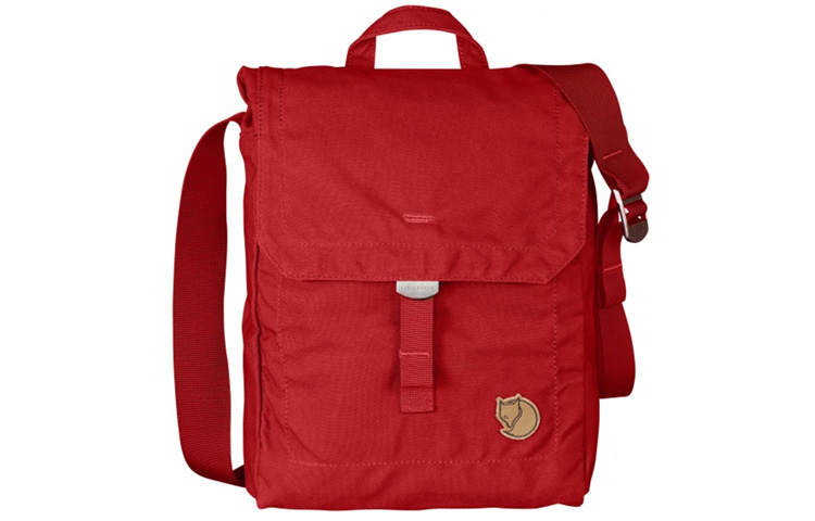 Fjallraven 6L Crossbody Bags Eco Friendly Fabric Red Unisex