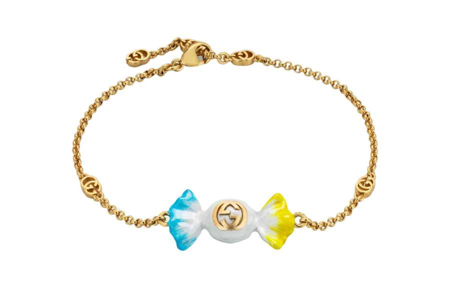 GUCCI GUCCI Interlocking Bracelets Unisex Gold