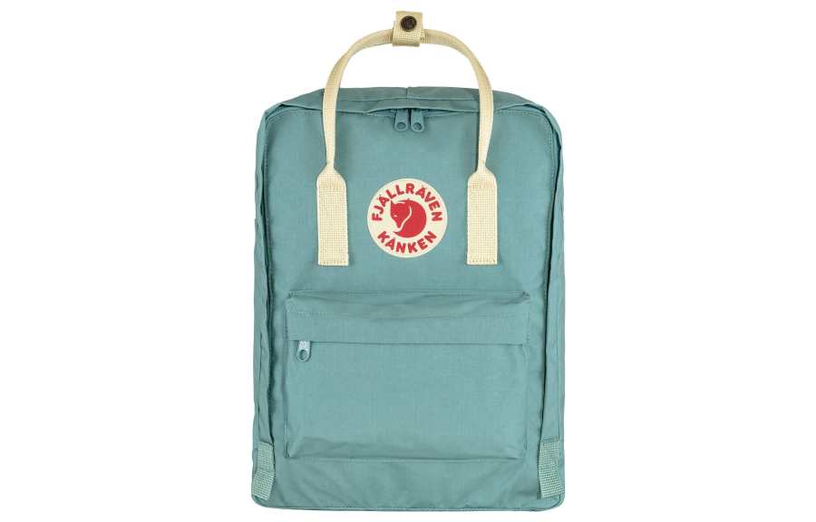 Fjallraven Kanken 16L Outdoor Bags Vinylon Sky Blue & Oak Unisex