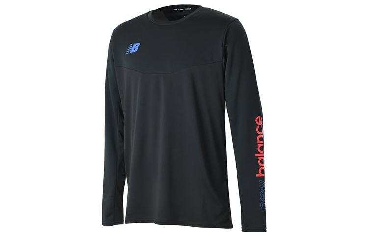 New Balance New Balance T Shirts Men's Black Crew Neck Moderate Straight Fit