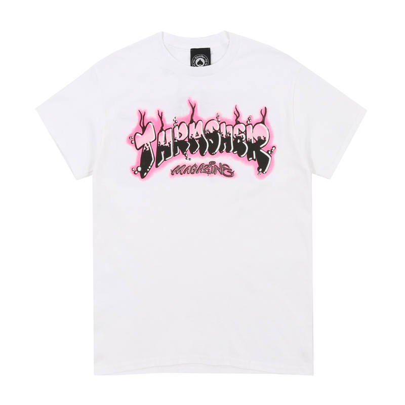 Thrasher Thrasher T Shirt US Version Unisex White
