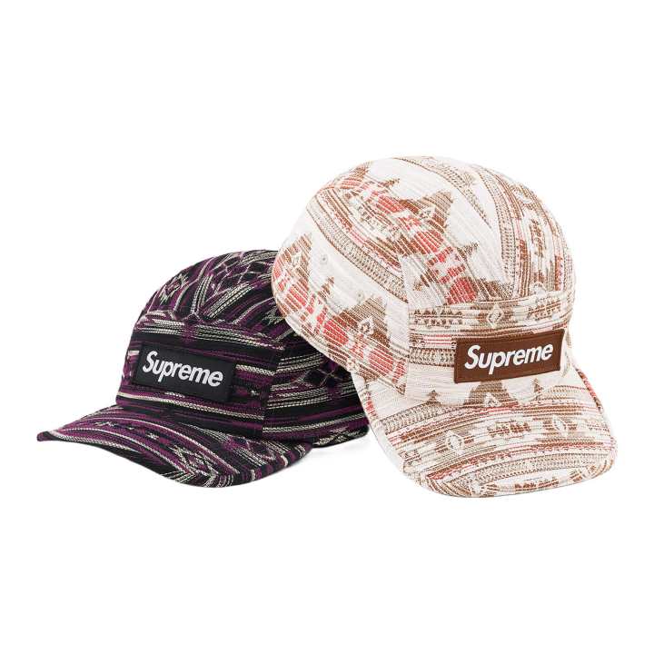 Supreme Supreme Woven Pattern Camp Cap