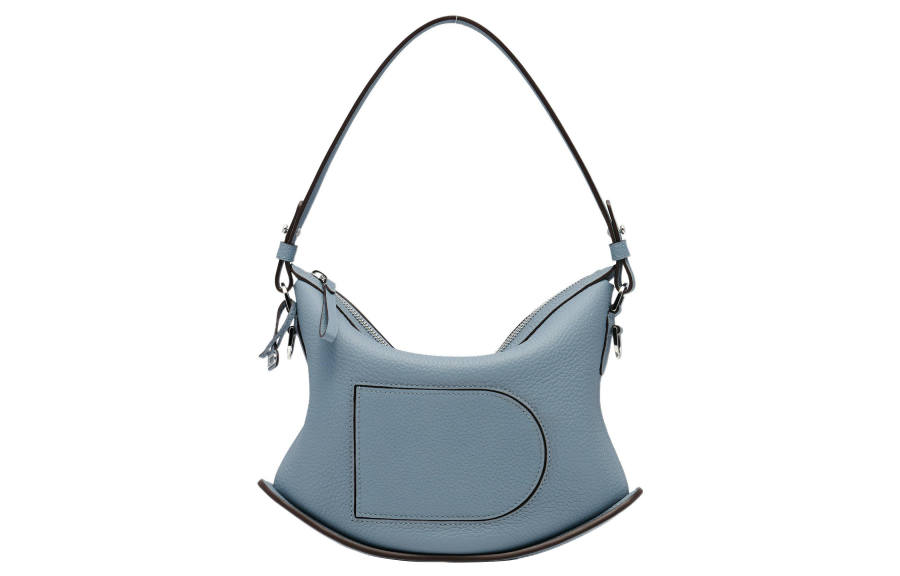 Delvaux Delvau Pin Calfskin Shoulder Bag, Crossbody Bag, Handbag Women's Light Blue