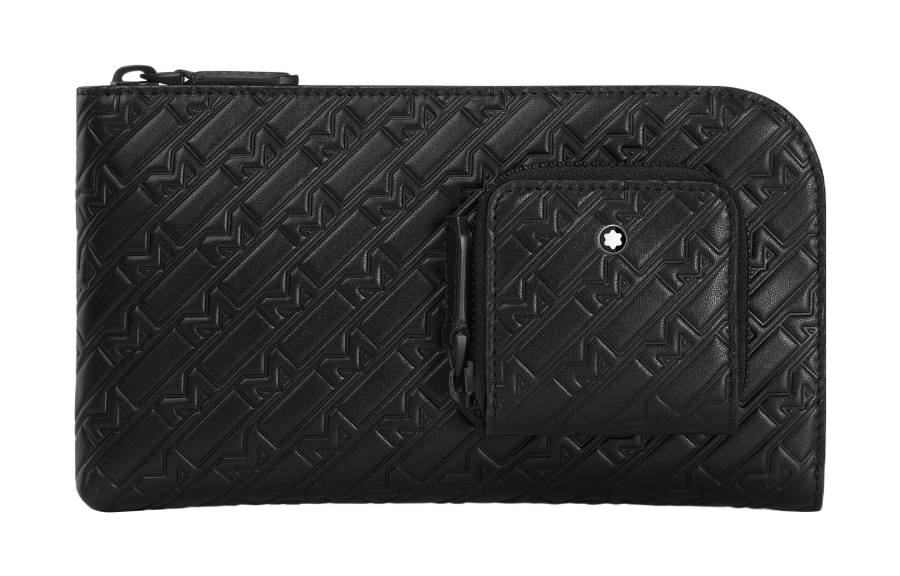 MONTBLANC M_Gram 4810 Leather Card Holder, Wallet Unisex Black