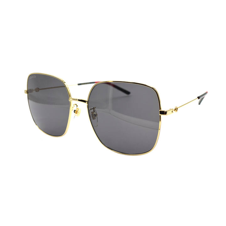 GUCCI GUCCI Square Sunglasses Women's Gold