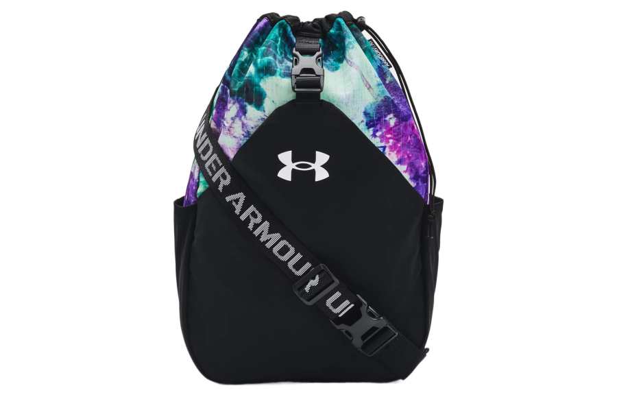 Under Armour Polyester Shoulder Bag, Crossbody Bag Regular Unisex Starry Black