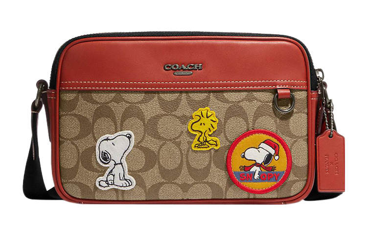 COACH SNOOPY X PEANUTS X COACH Graham Shoulder Bags
