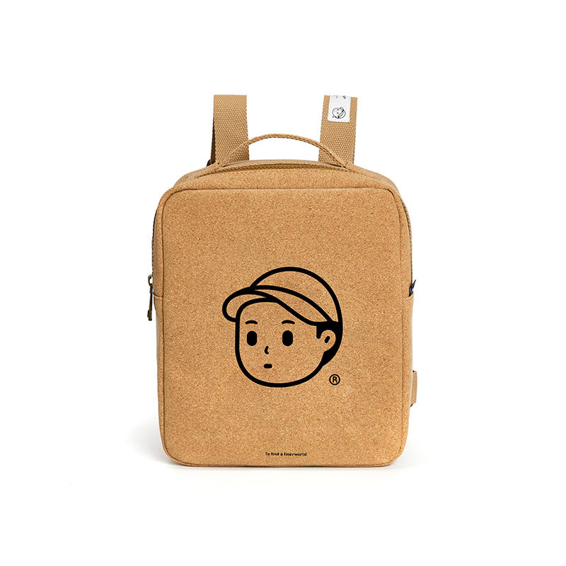 Finerworld Cork Backpack Large Unisex Brown