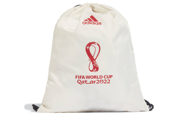 Adidas Adidas Fabric Drawstring Bag Backpack Unisex Beige
