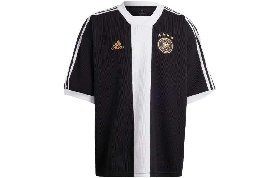 Adidas Adidas T Shirts Men's Black V Neck Moderate