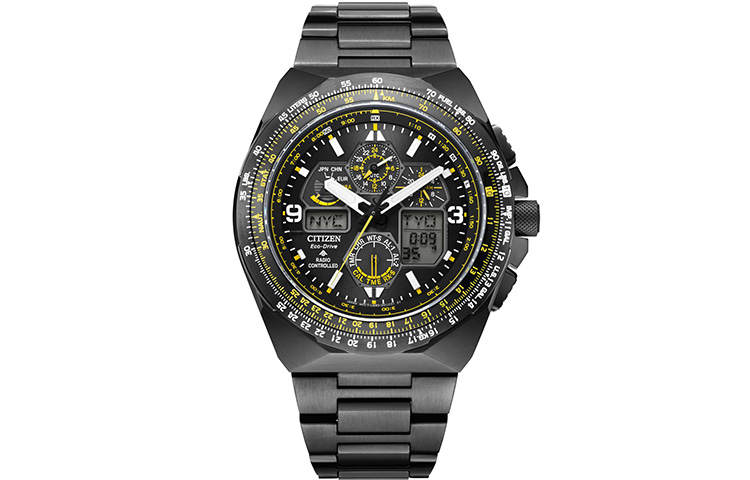 CITIZEN CITIZEN PROMASTER Blue Angels 4th Generation Light Powered Quartz Movement Stainless Steel Strap