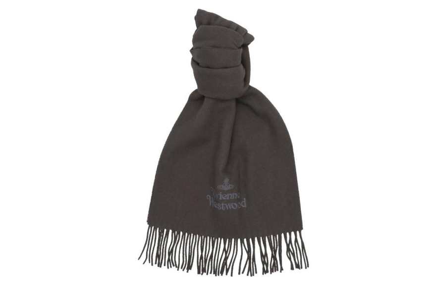 Vivienne Westwood Knit Scarves Women's Gray