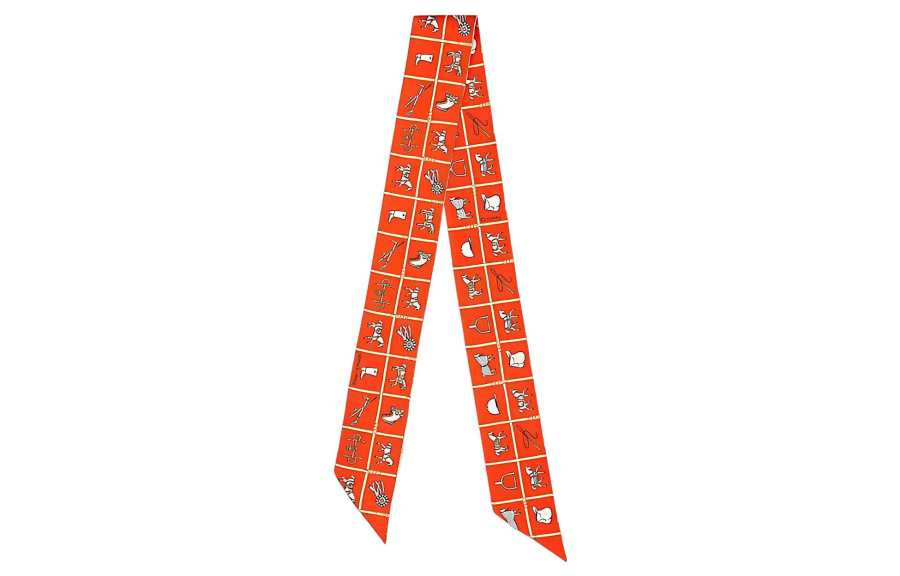 HERMES HERMES Scarves Women's Vermilion