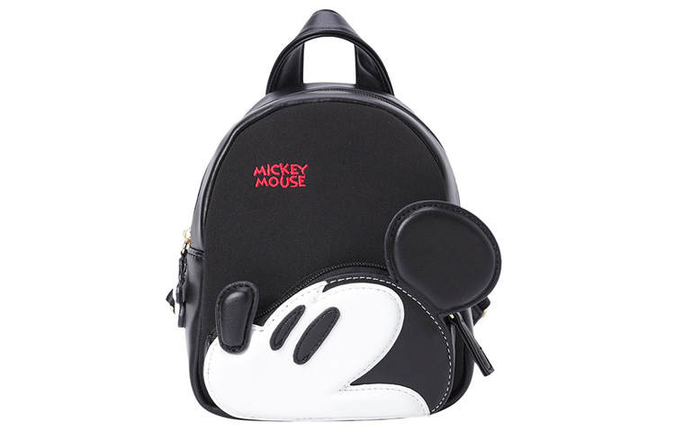 Disney Disney Artificial Leather Backpack Regular Unisex Black