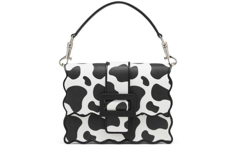 CHARLES&KEITH Synthetic Leather Small Square Bag, One Shoulder Handbag Small Women's Multicolor