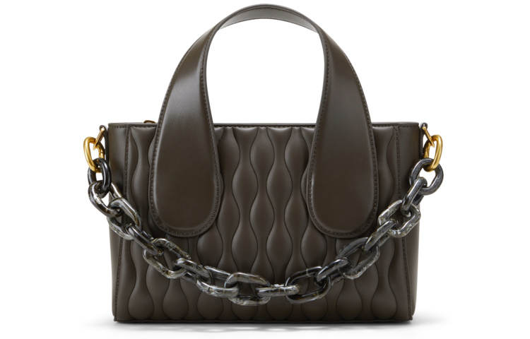 CHARLES&KEITH Pu Tote Bag, Shopping Bag, Shoulder Bag, Handbag Regular Women's Multicolor
