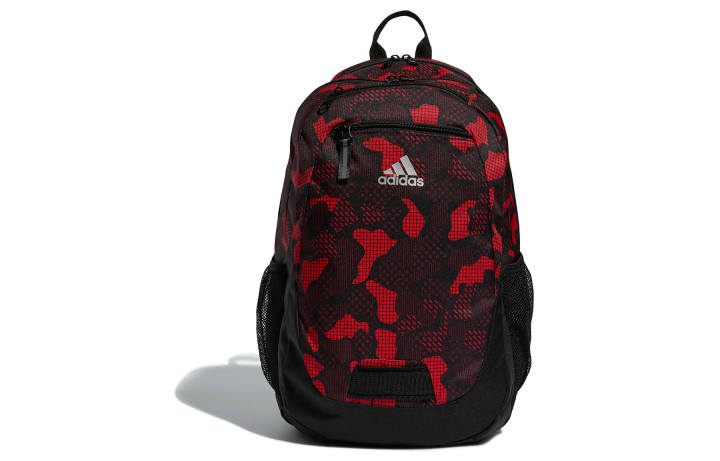 Adidas Adidas Recycled Polyester Backpack Regular Unisex Black Red