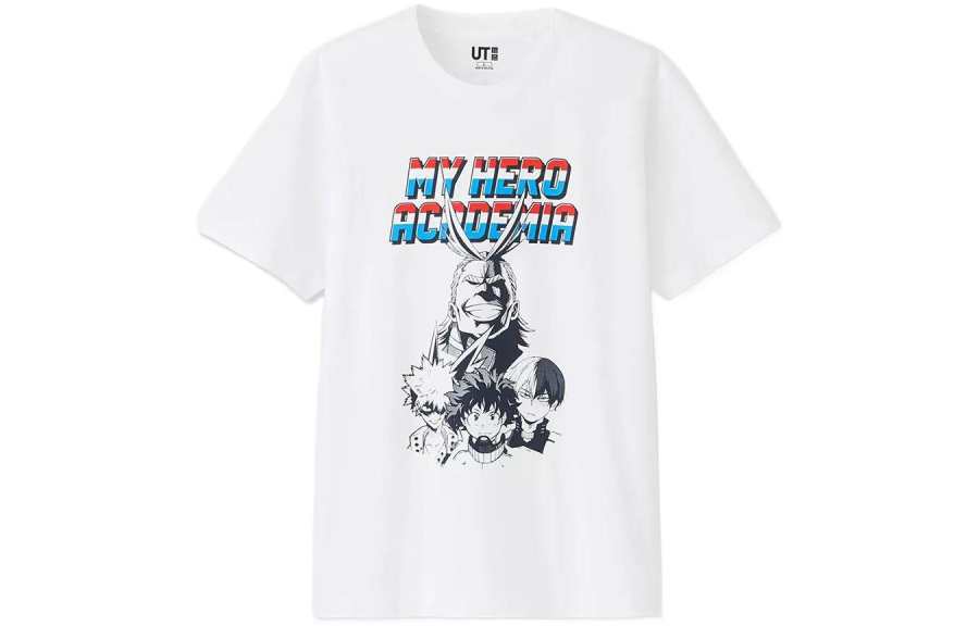 UNIQLO FW22 Fitted Straight Fit T Shirt Unisex White