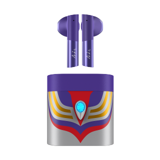 Bilipods Half In ear Digga Ultraman TDG 25th Anniversary Limited Edition Passive Noise Cancellation Headphones