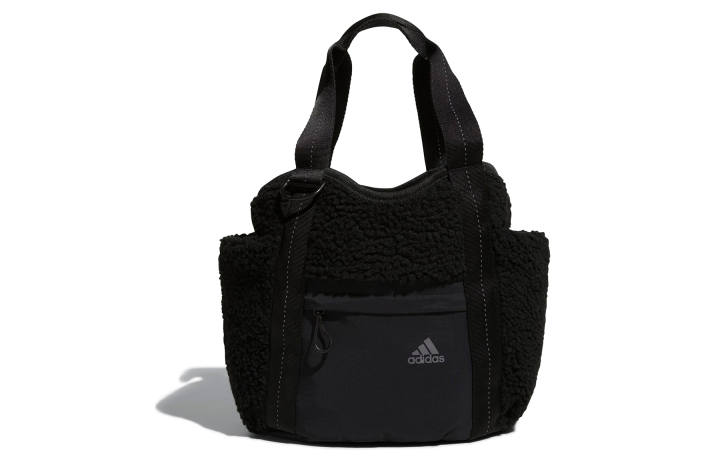 Adidas Adidas Polyester Tote Bag, Shopping Bag, Shoulder Bag, Handbag Medium Women's Black