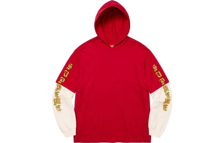 Supreme Supreme Layered Hooded L/S Top