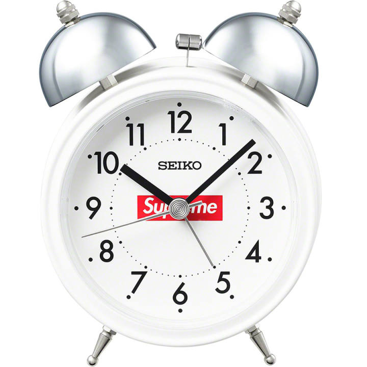 Supreme Supreme Seiko Alarm Clock White