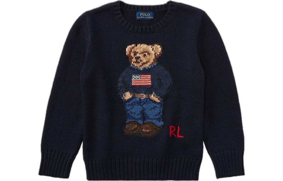 Polo Ralph Lauren Sweater Marine Blue Kids'