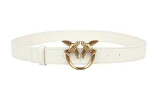 PINKO Button Down Casual Comfortable Belt Women's 3cm