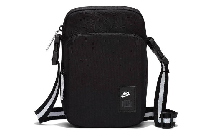 Nike Nike Heritage Polyester Shoulder Bag, Crossbody Bag Regular Unisex Black