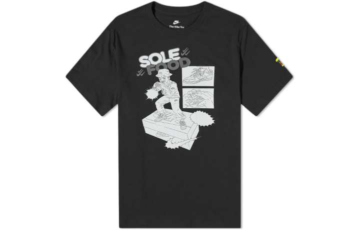 Nike Nike T Shirts Men's Black Crew Neck Moderate Other