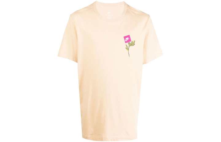Nike Nike T Shirts Men's Beige Crew Neck
