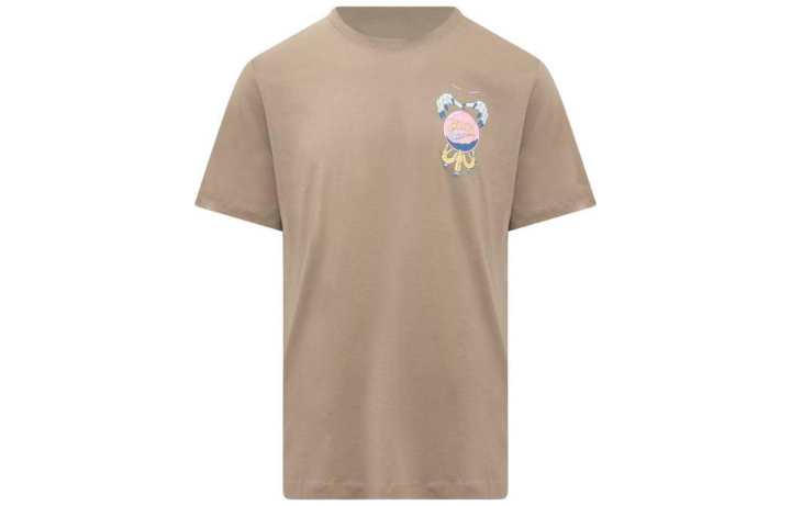 Nike Nike T Shirts Men's Brown Crew Neck Moderate