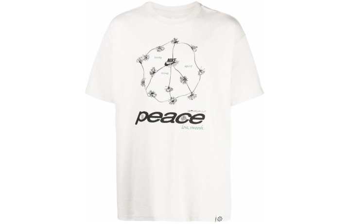 Nike Nike T Shirts Men's White Crew Neck Moderate