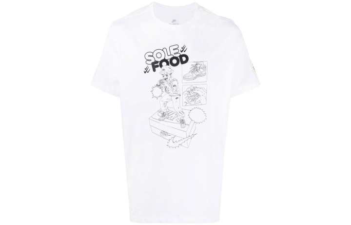 Nike Nike T Shirts Men's White Crew Neck Moderate Other