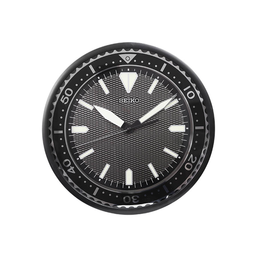 SEIKO Quartz Movement Wall Clock Unisex Black QXA791K
