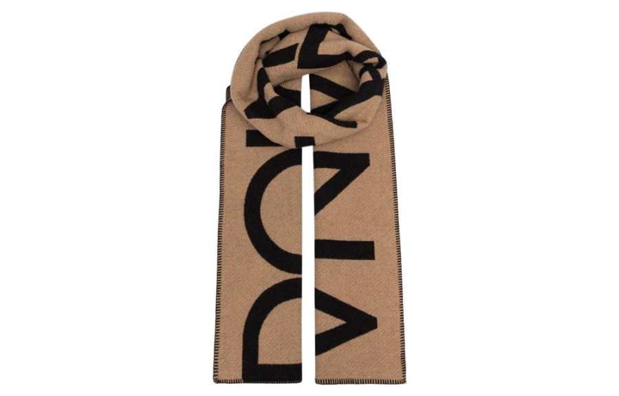 Burberry Knit Scarves Men's Brown Black