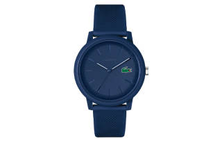 LACOSTE 12.12 Wrist Watches Quartz Movement Silicone Strap 42mm Blue Dial Men's Watches ['50', 149262]m Waterproof