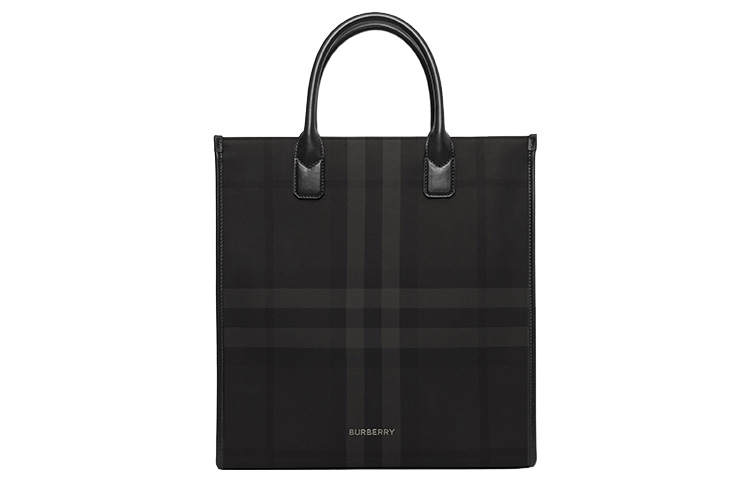 Burberry Slim Vertical Denny Tote Charcoal