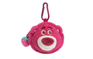 POTDEMIEL Plush Coin Purse Regular Unisex Rose Red
