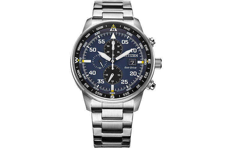 CITIZEN Ecology Drive Collection Light Powered Quartz Movement Stainless Steel Strap Watch