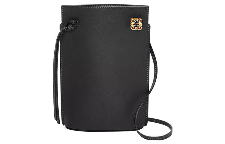 LOEWE Cow Leather Crossbody Bags Regular Women's Black