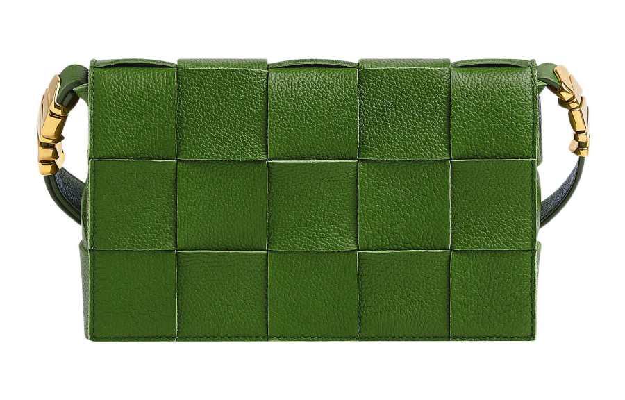 Bottega Veneta Cassette Intreccio Crossbody Bag